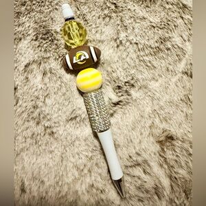 NEW Los Angeles Rams Beaded Pen Crystal details